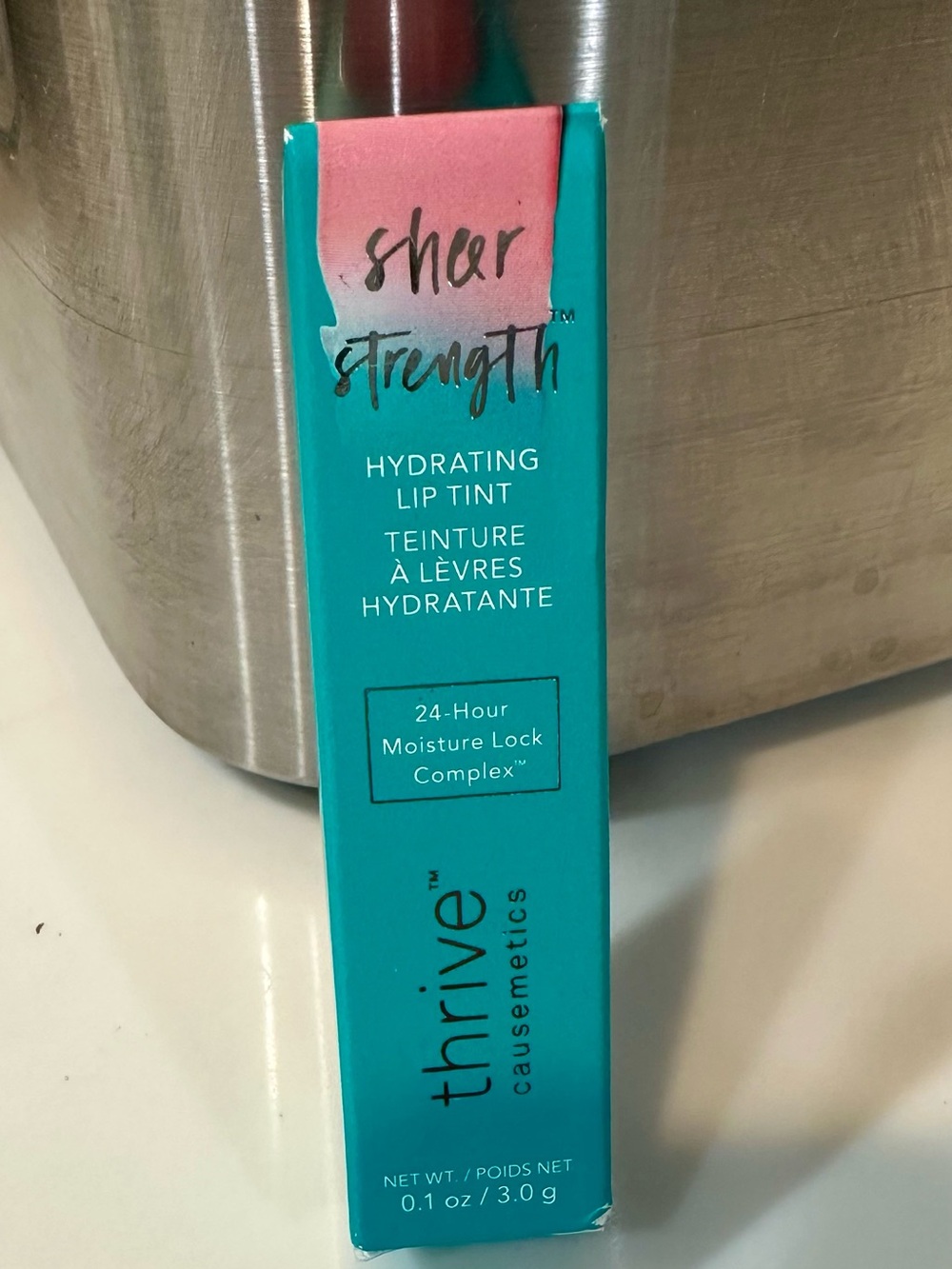 thrive causemetics Hydrating Lip Tint in Kara “Muted Rose”